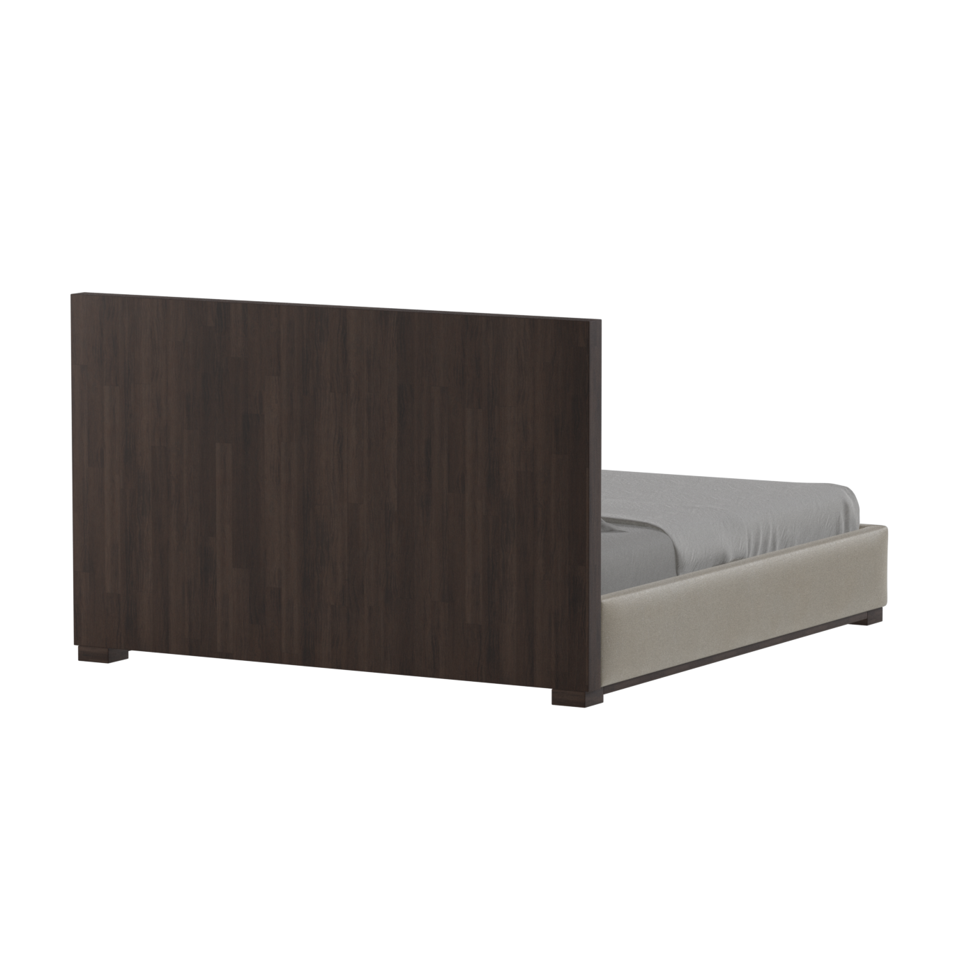 Ava Bed with Framed Vertical Headboard Panels