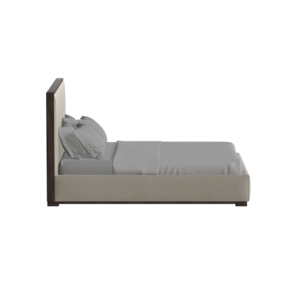 Ava Bed with Framed Vertical Headboard Panels