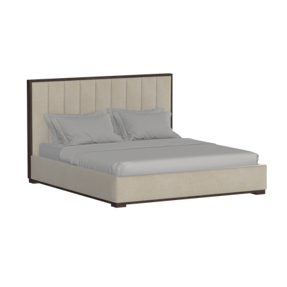 Ava Bed with Framed Vertical Headboard Panels
