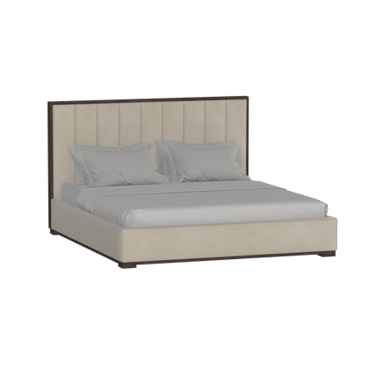 Ava Bed with Framed Vertical Headboard Panels