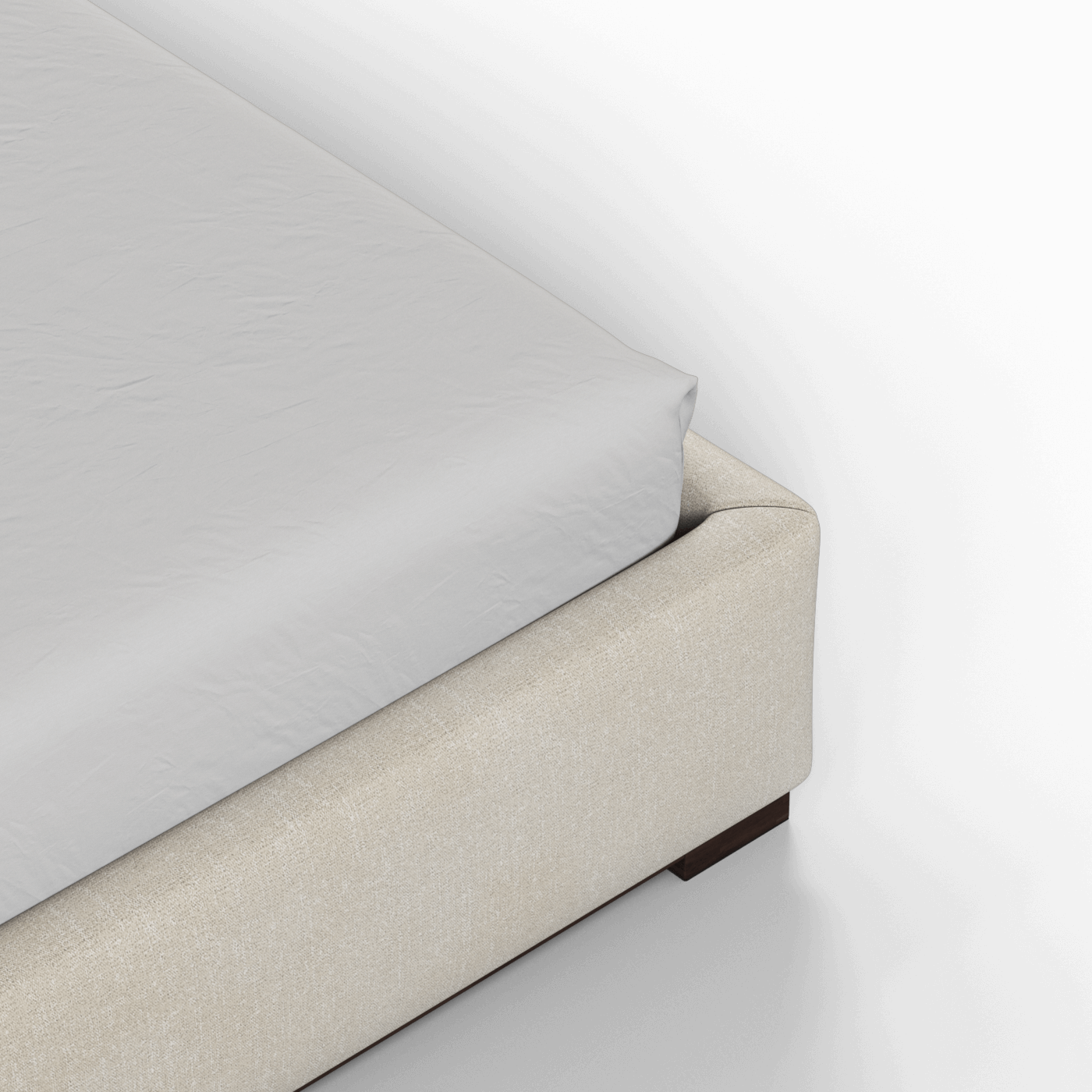 Ava Bed with Framed Vertical Headboard Panels