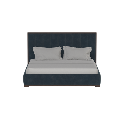Ava Bed with Framed Vertical Headboard Panels