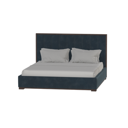 Ava Bed with Framed Vertical Headboard Panels