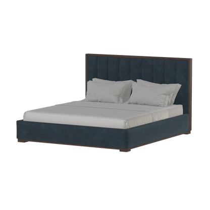 Ava Bed with Framed Vertical Headboard Panels