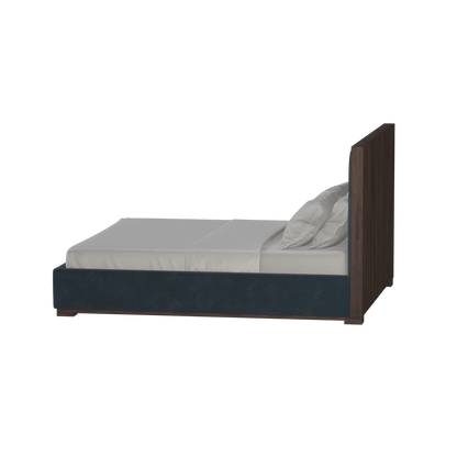 Ava Bed with Framed Vertical Headboard Panels