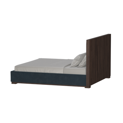 Ava Bed with Framed Vertical Headboard Panels