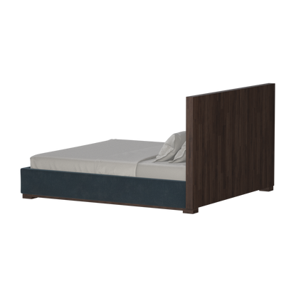 Ava Bed with Framed Vertical Headboard Panels