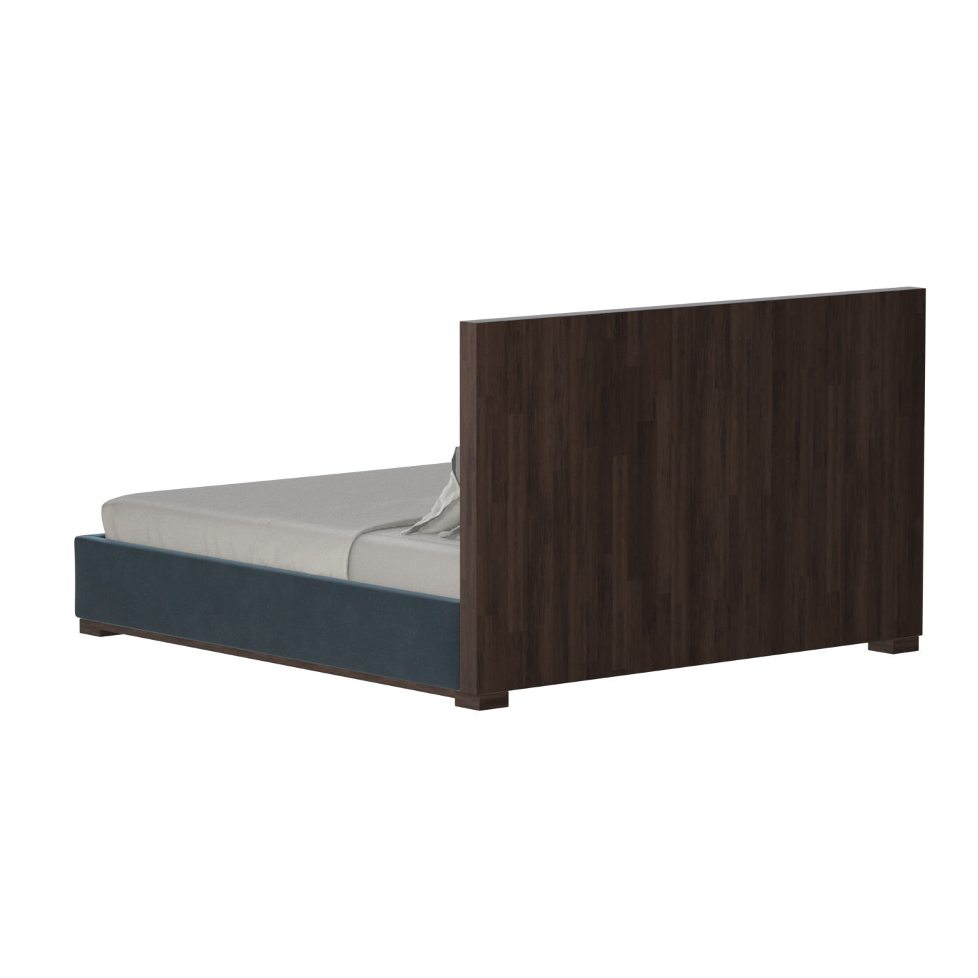Ava Bed with Framed Vertical Headboard Panels