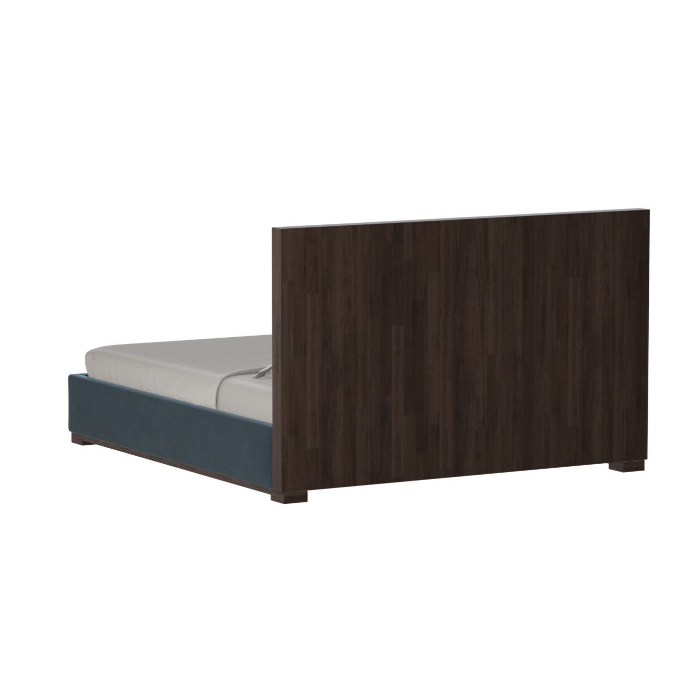 Ava Bed with Framed Vertical Headboard Panels