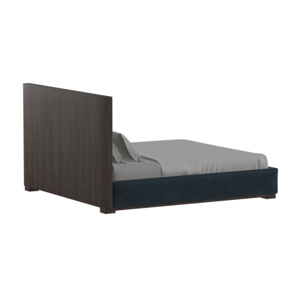 Ava Bed with Framed Vertical Headboard Panels