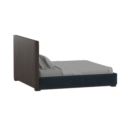 Ava Bed with Framed Vertical Headboard Panels
