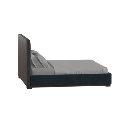 Ava Bed with Framed Vertical Headboard Panels
