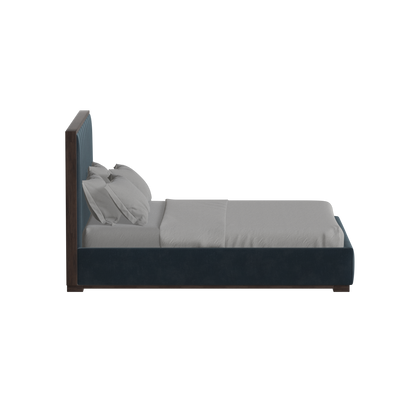 Ava Bed with Framed Vertical Headboard Panels
