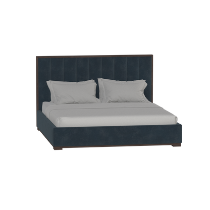 Ava Bed with Framed Vertical Headboard Panels