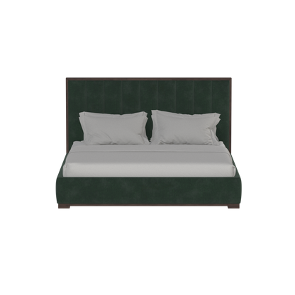 Ava Bed with Framed Vertical Headboard Panels