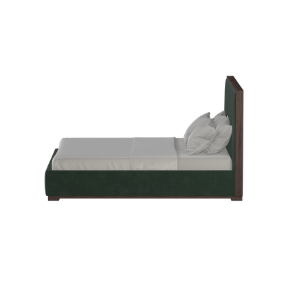 Ava Bed with Framed Vertical Headboard Panels