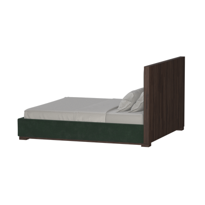Ava Bed with Framed Vertical Headboard Panels
