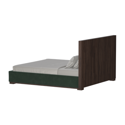Ava Bed with Framed Vertical Headboard Panels
