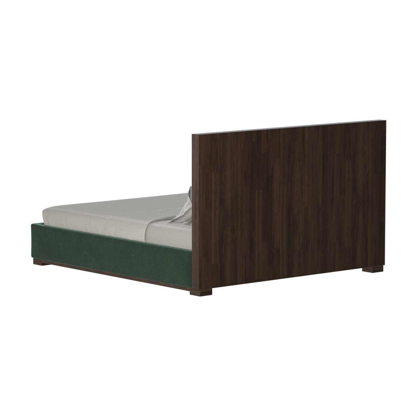 Ava Bed with Framed Vertical Headboard Panels