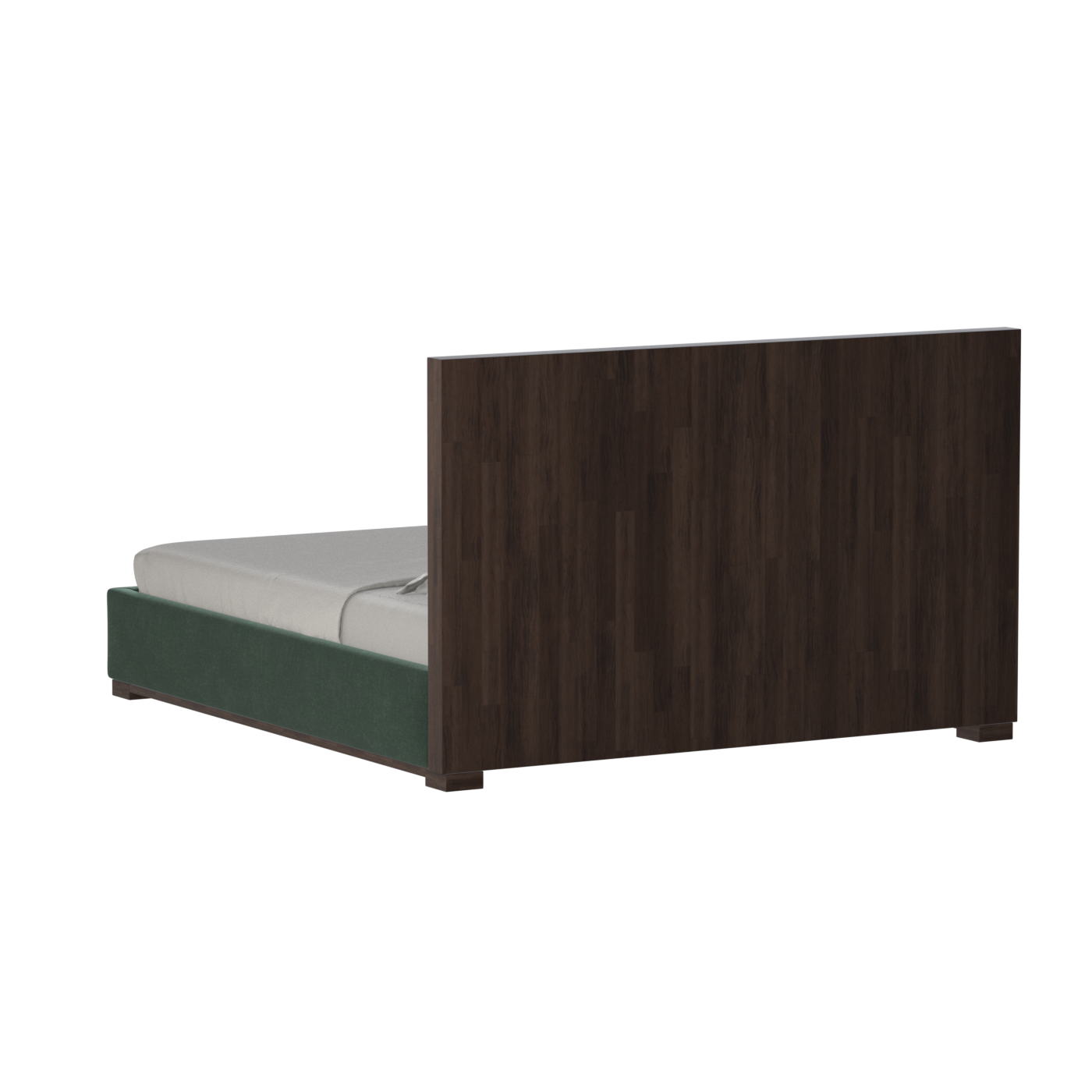 Ava Bed with Framed Vertical Headboard Panels