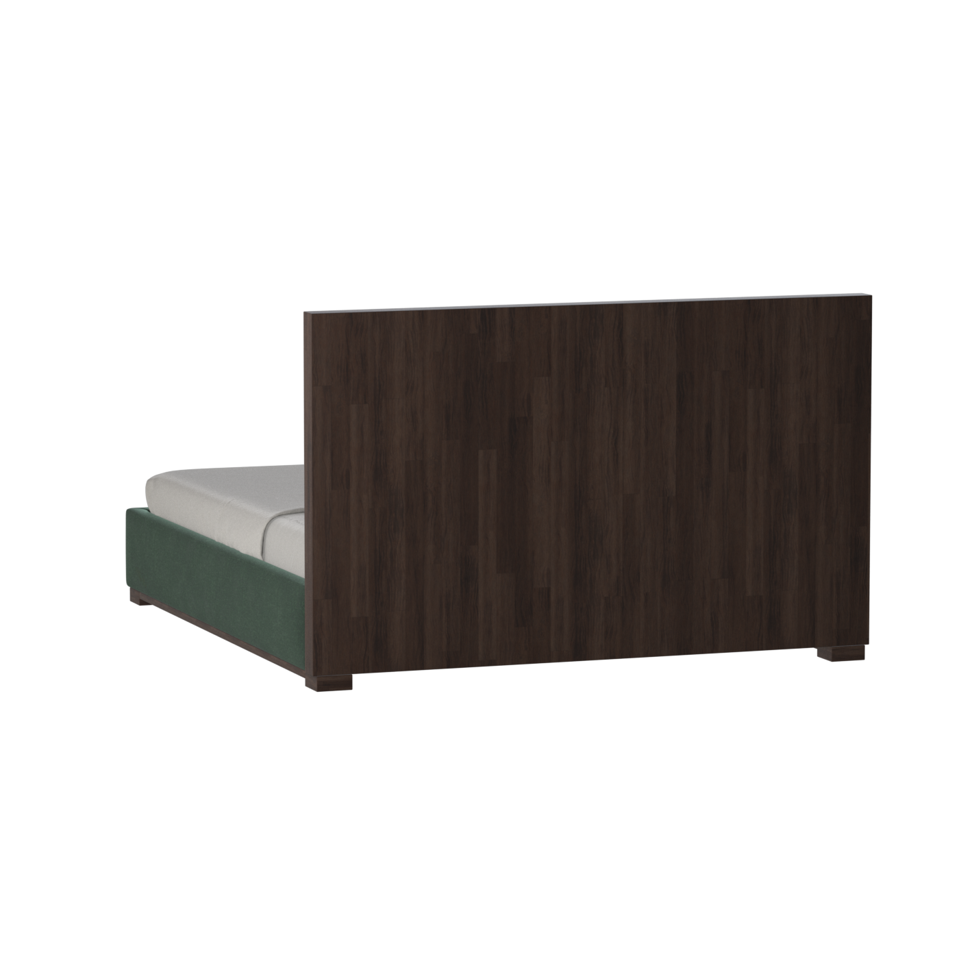 Ava Bed with Framed Vertical Headboard Panels
