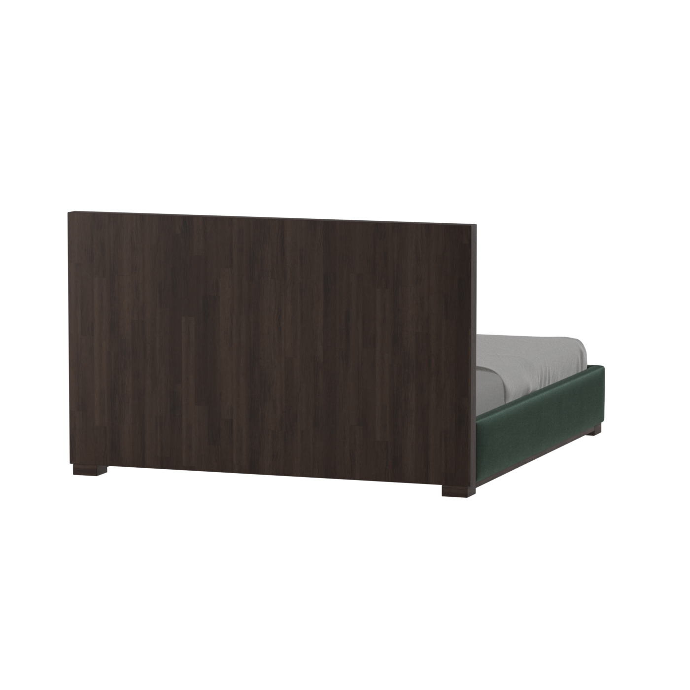 Ava Bed with Framed Vertical Headboard Panels