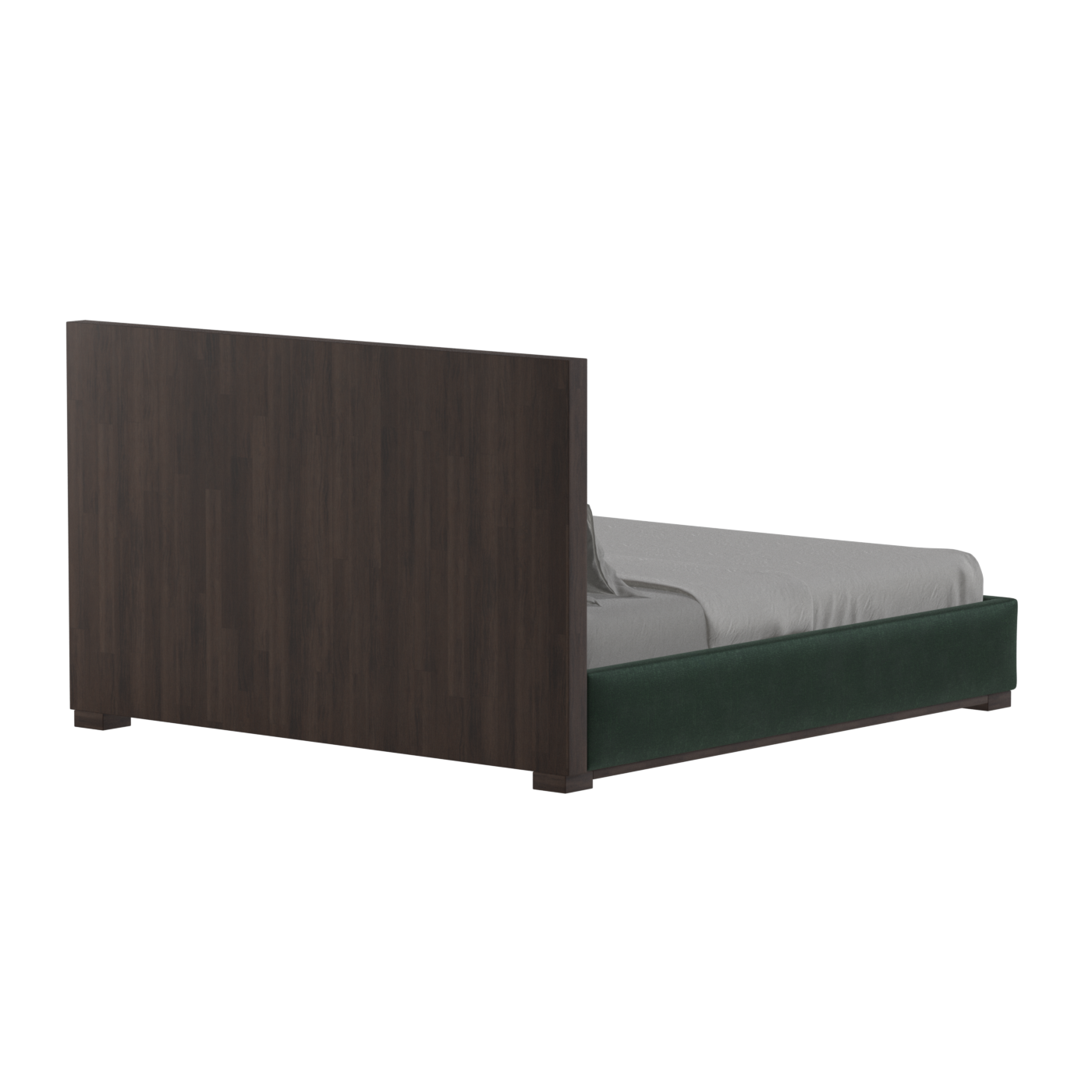 Ava Bed with Framed Vertical Headboard Panels