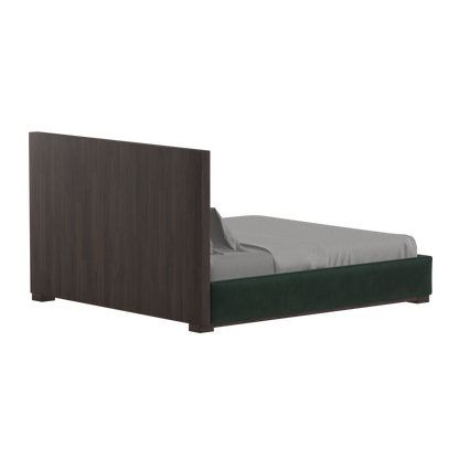 Ava Bed with Framed Vertical Headboard Panels