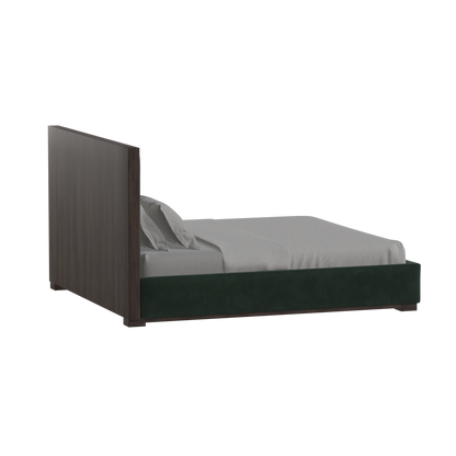 Ava Bed with Framed Vertical Headboard Panels