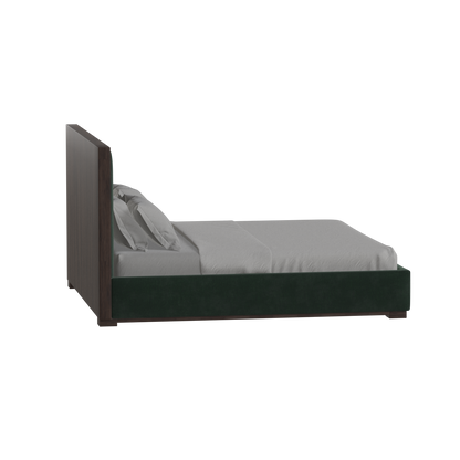 Ava Bed with Framed Vertical Headboard Panels