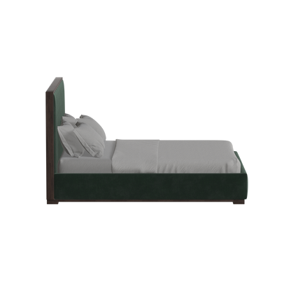 Ava Bed with Framed Vertical Headboard Panels
