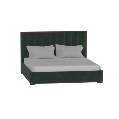 Ava Bed with Framed Vertical Headboard Panels