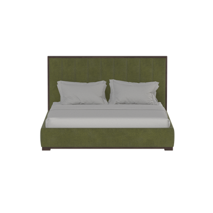 Ava Bed with Framed Vertical Headboard Panels