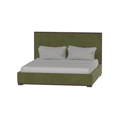 Ava Bed with Framed Vertical Headboard Panels