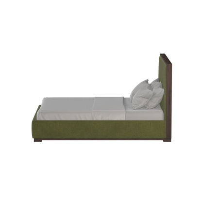 Ava Bed with Framed Vertical Headboard Panels
