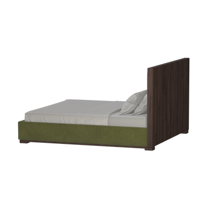 Ava Bed with Framed Vertical Headboard Panels