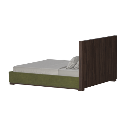 Ava Bed with Framed Vertical Headboard Panels
