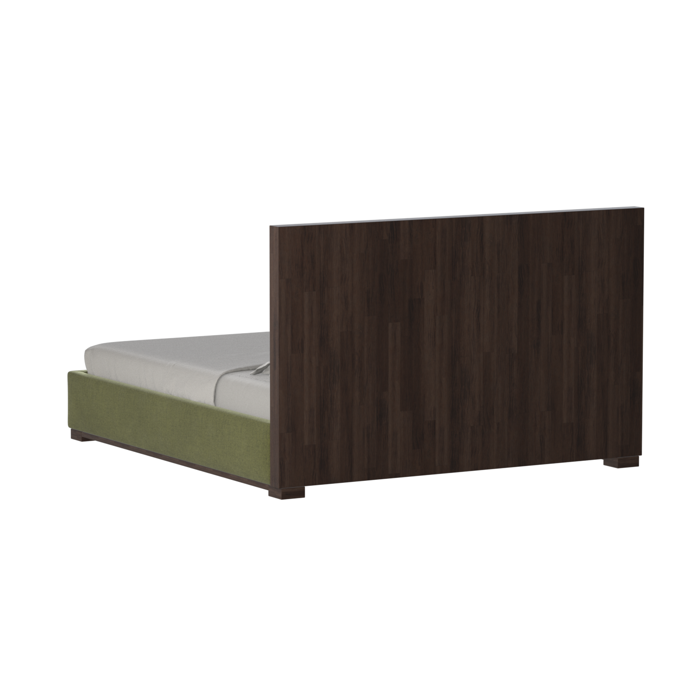 Ava Bed with Framed Vertical Headboard Panels
