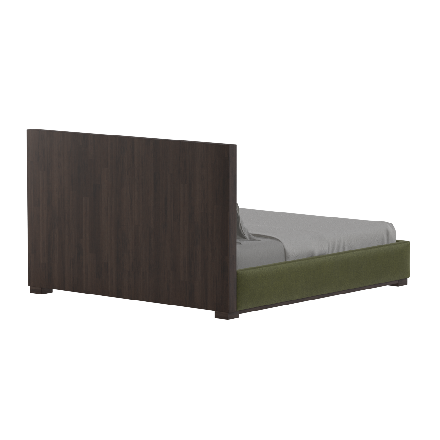 Ava Bed with Framed Vertical Headboard Panels