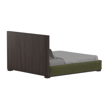 Ava Bed with Framed Vertical Headboard Panels