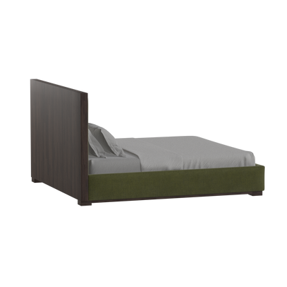 Ava Bed with Framed Vertical Headboard Panels