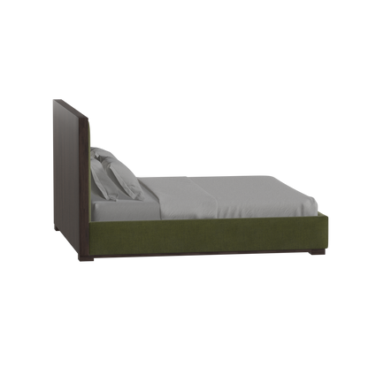Ava Bed with Framed Vertical Headboard Panels