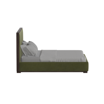 Ava Bed with Framed Vertical Headboard Panels