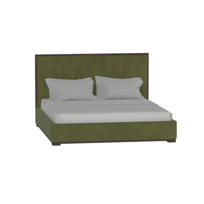 Ava Bed with Framed Vertical Headboard Panels