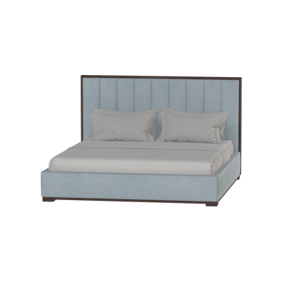 Ava Bed with Framed Vertical Headboard Panels