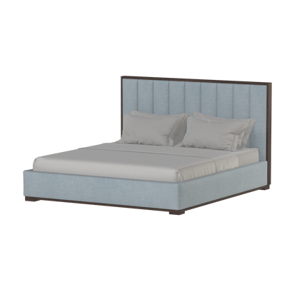Ava Bed with Framed Vertical Headboard Panels