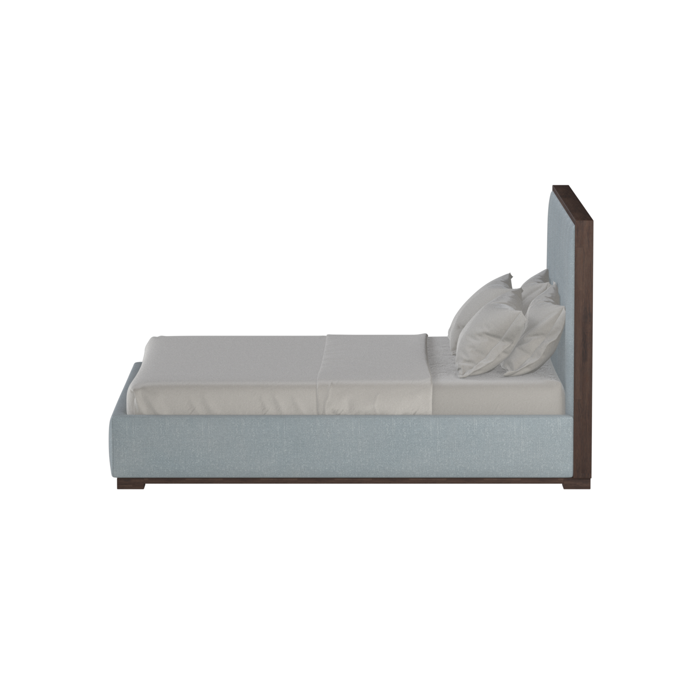 Ava Bed with Framed Vertical Headboard Panels