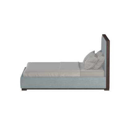 Ava Bed with Framed Vertical Headboard Panels