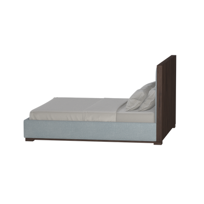 Ava Bed with Framed Vertical Headboard Panels
