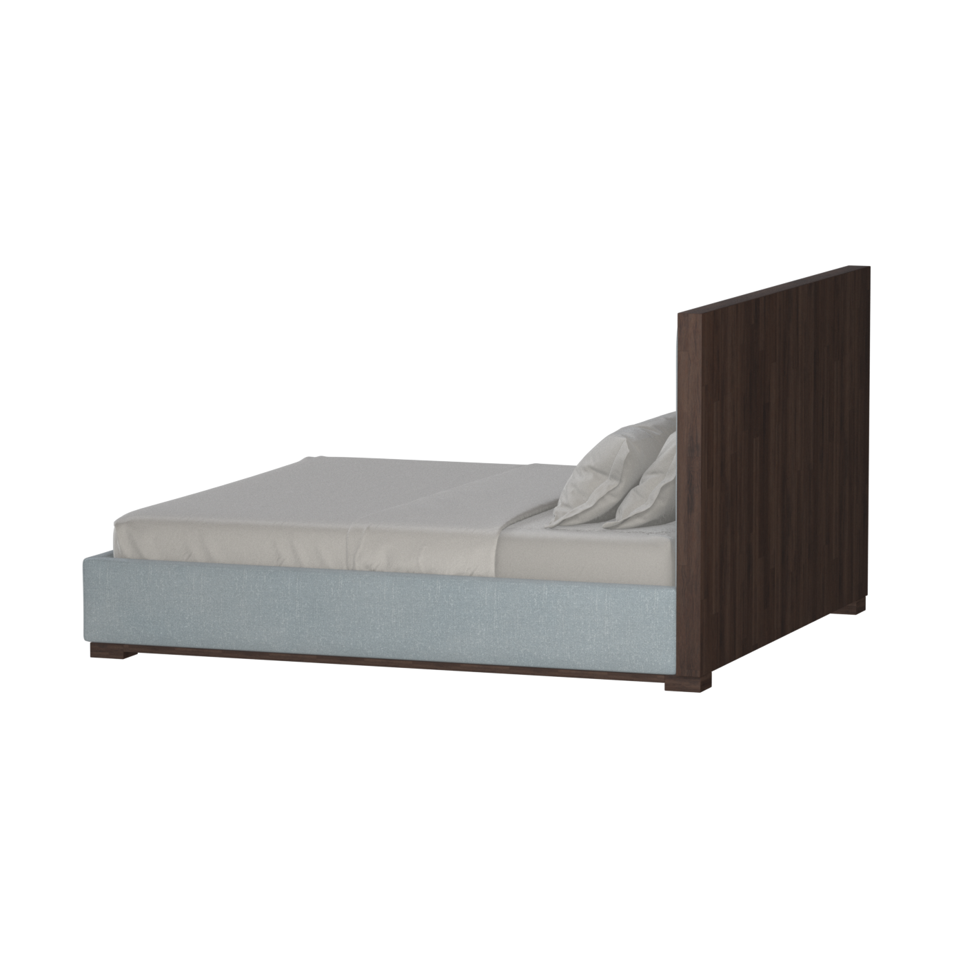 Ava Bed with Framed Vertical Headboard Panels